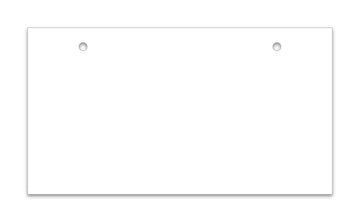 Temp Tag Paper - 11" x 6" Heavy Duty Coated